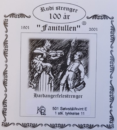 Fanitullen understrenger sett for hardingfele