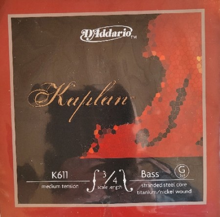 Kaplan medium enkeltstrenger 3/4 kontrabass 50% rabatt