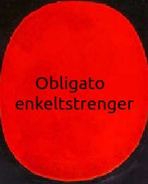 Obligato enketstrenger